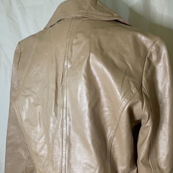 BERNARDO Leather Jacket Metallic Pink - Picture 5 of 7